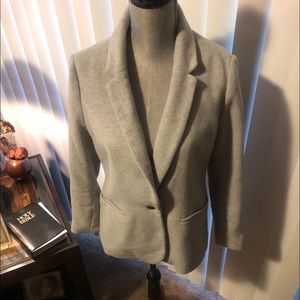 Wool blazer coat